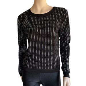 Joseph Ribkoff Sparkly Studded Long Sleeve Stretch Top​